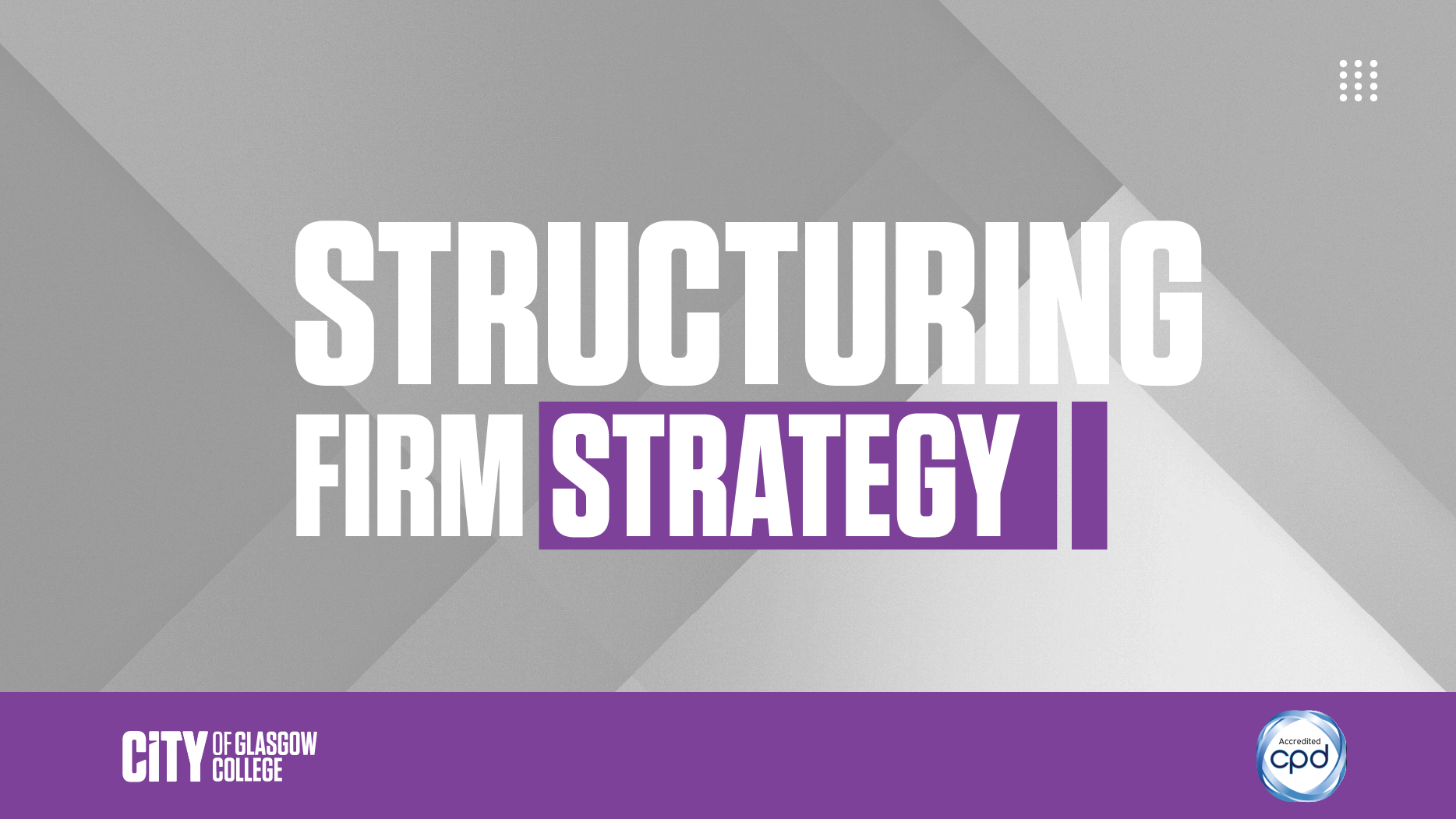 Structuring Firm Strategy ALGCC102
